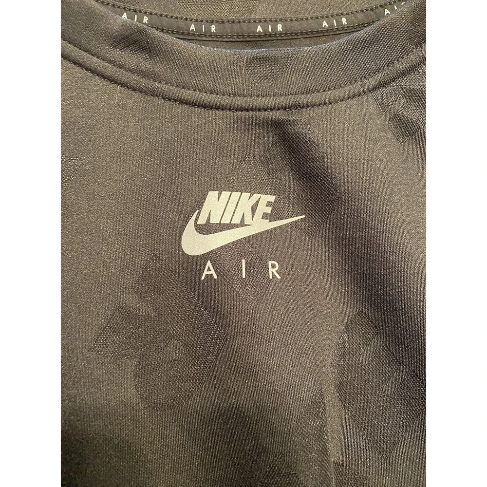 New Nike Dri-fit Women’s Functional Long Sleeve Crop Run Top Midlayer CJ1882-010
